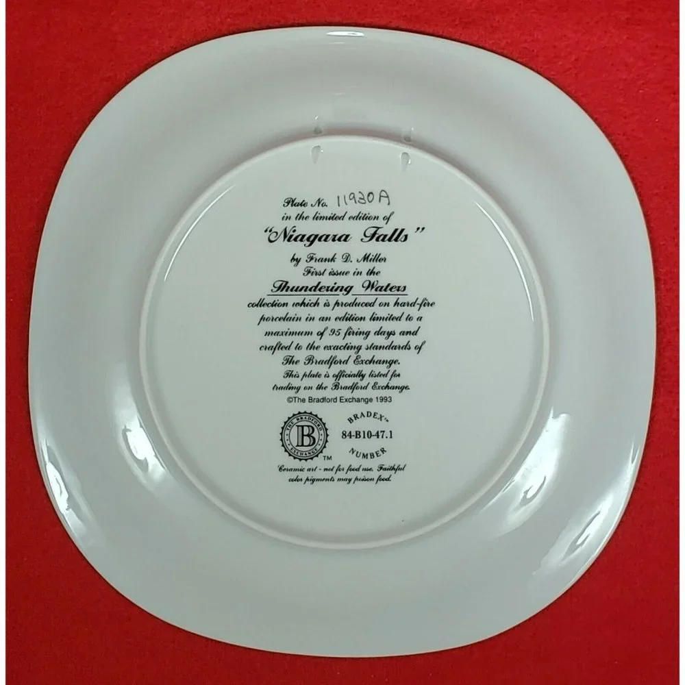 Thundering Waters Collectors Plate 